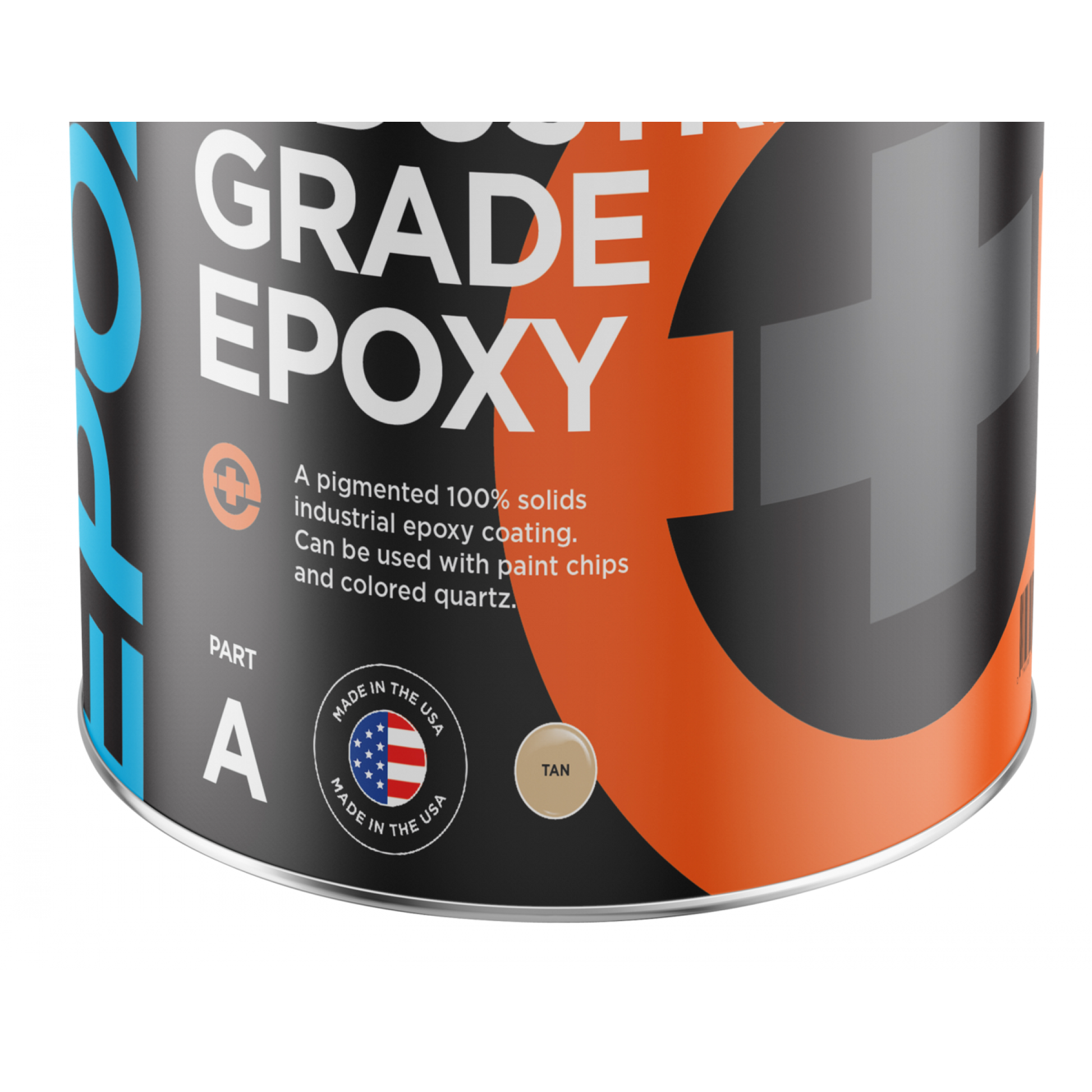 Elevate with Ease: 3 Gal Kit of Tan Solid Color Epoxy (Coverage: 300-450sf/kit)