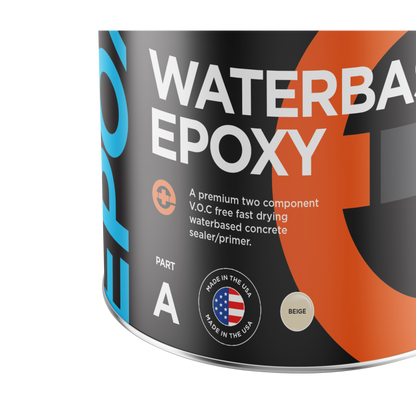BEIGE Water-Based Epoxy - 5-Gallon Kit, Effortless Coverage for Spacious Transformations