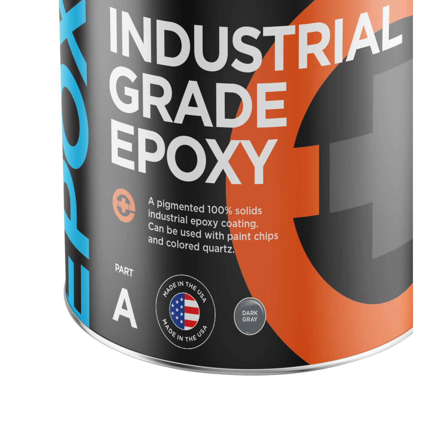 Durable Beauty: Dark Grey Epoxy Kit for 300-450SF Coverage