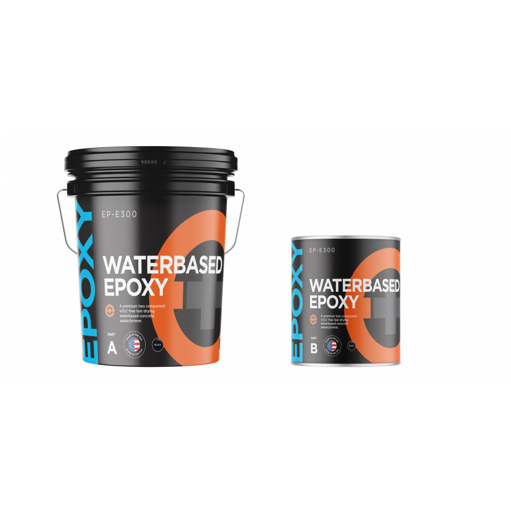 BLACK WATER-BASED EPOXY - 5-Gallon Kit for Large Surface Transformations