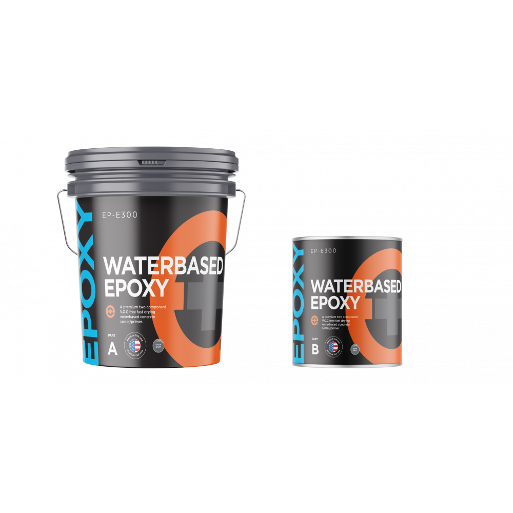 Dark Grey Water-Based Epoxy - 5 Gallon Kit | 1600-2000 SF Coverage