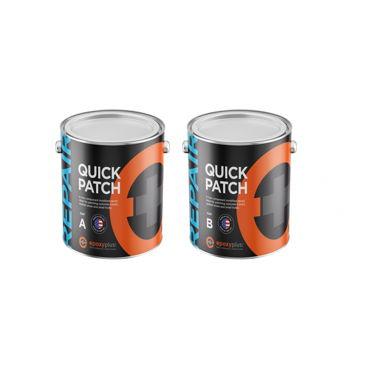 Seamless Repairs: QUICK PATCH GREY - 1 GAL KIT for Concrete Crack and Hole Patching