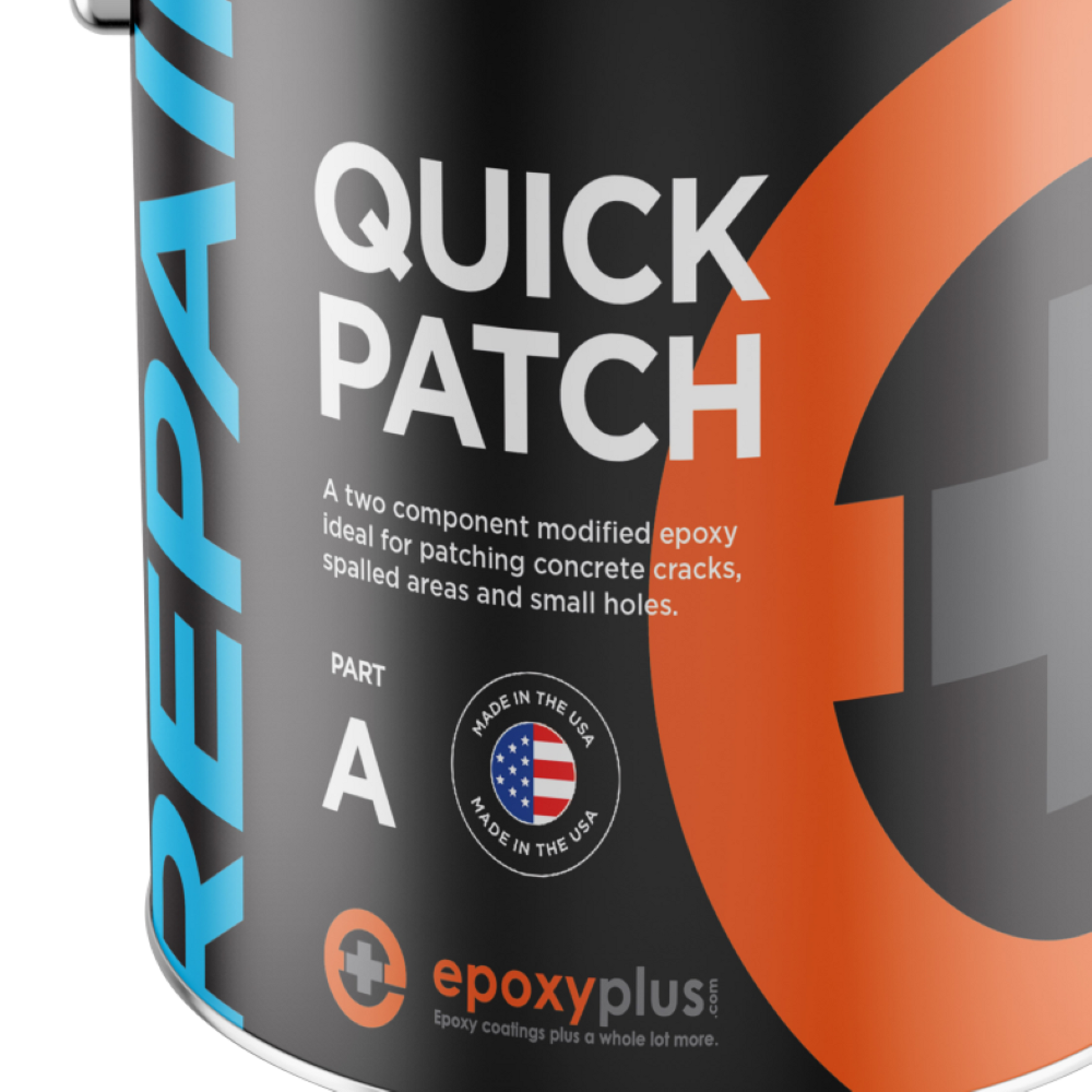 Ready for Coating: QUICK PATCH GREY - 1 GAL KIT - Quick Cure for Epoxy Systems