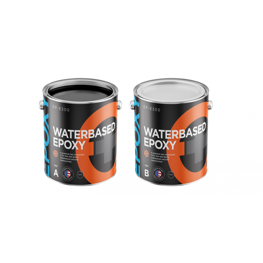 BLACK WATER-BASED EPOXY - 1.25-Gallon Kit for Small to Medium Surface Projects