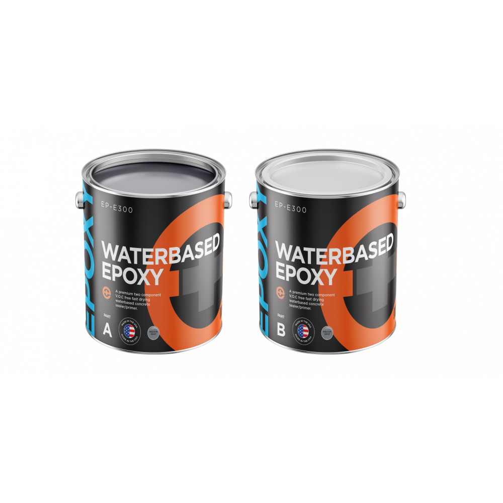 Medium Grey Water Based Epoxy - 1.25 Gallon Kit for Small Projects