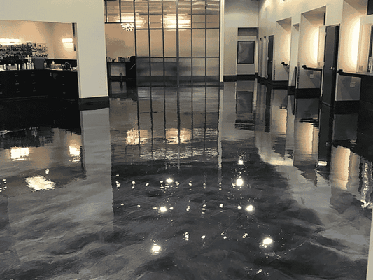 Designer Metallic Epoxy Floors- How Do the Professionals Make Them Look So Great?