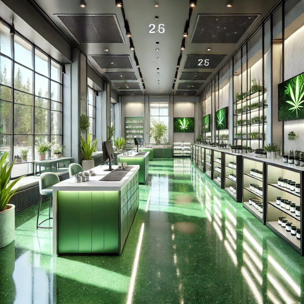 Pisos de Epoxy para Tiendas de Cannabis y Salas de Cultivo: Una Guía Completa para Hacerlo Tú Mismo
