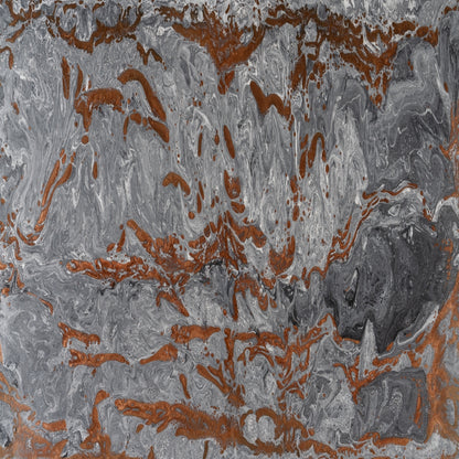 Shades of Brown and Gray: PENNY ALLOY - Fusion Surface for Countertop Resurfacing