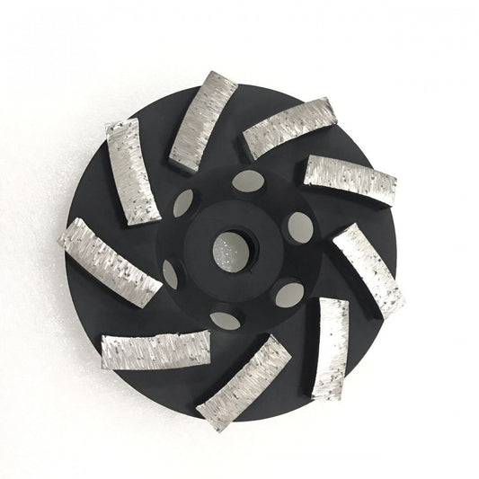 A diamond grinding wheel for stock removal, positioned on a white background.