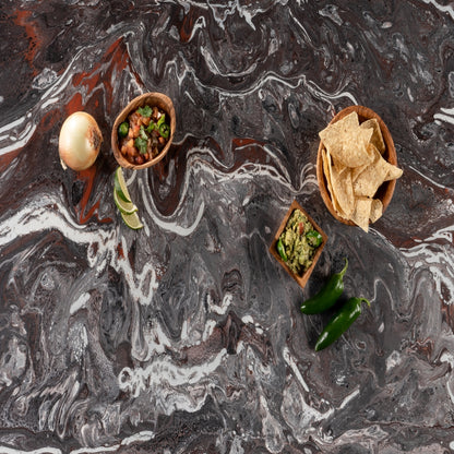 Artistic Veins: Paradiso - White, Black, and Copper Fusion Pigments for Nature-Inspired Beauty
