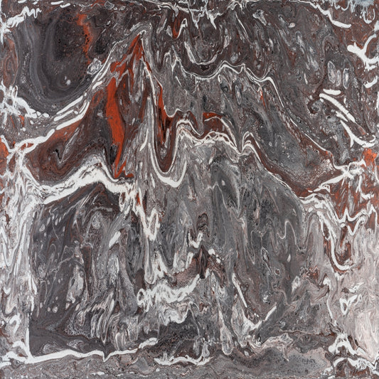 Exotic Elegance: PARADISO - Create Natural Stone Slab with Polar White Metallic Epoxy