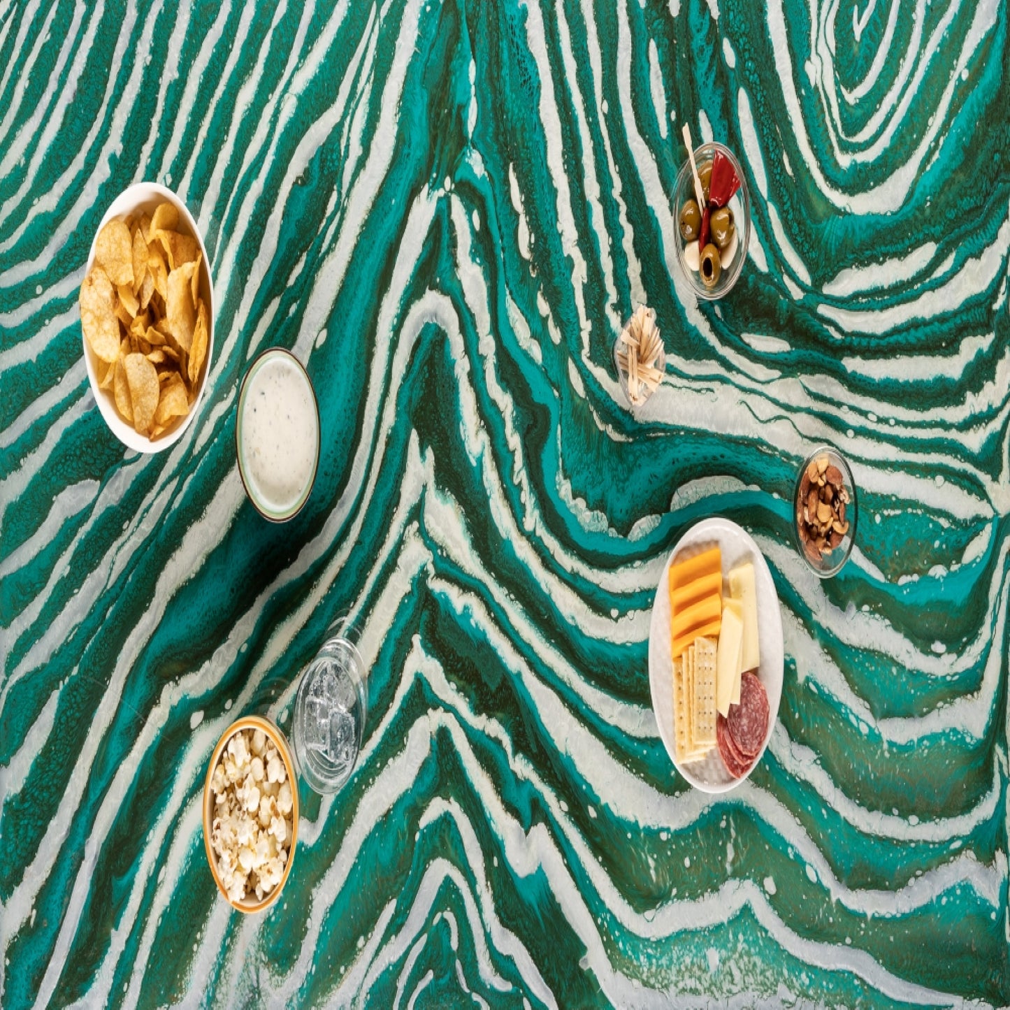 Functional Artistry: Mint Fusion Surface Countertop