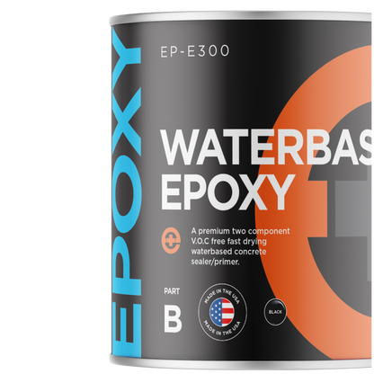 BLACK WATER-BASED EPOXY - 5-Gallon Kit, Ideal for Spacious Surface Projects