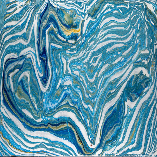 Marquise-VP Countertop Combination: Bright and bold epoxy resin surface