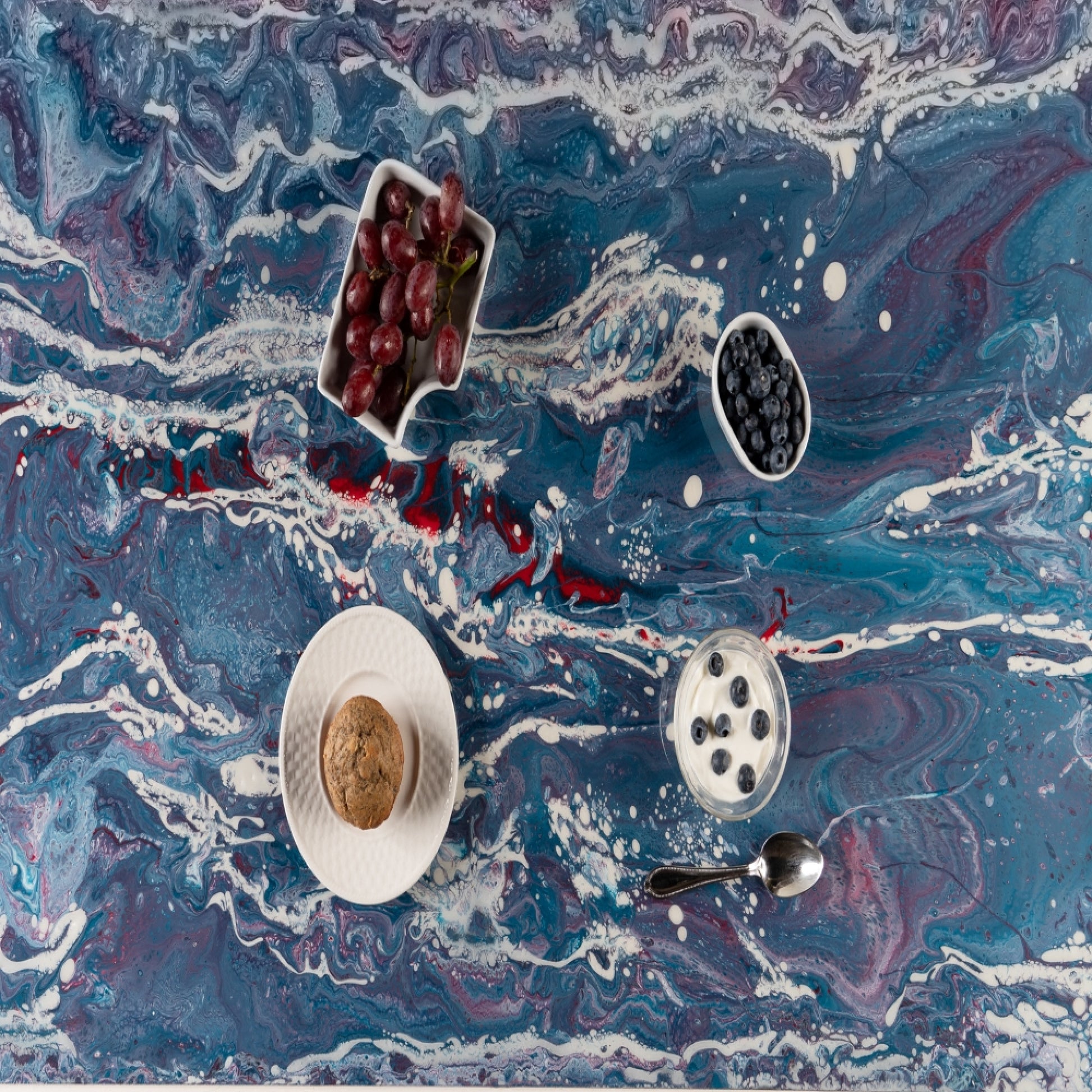 Beautiful Epoxy Countertop made from Ugly Colors 