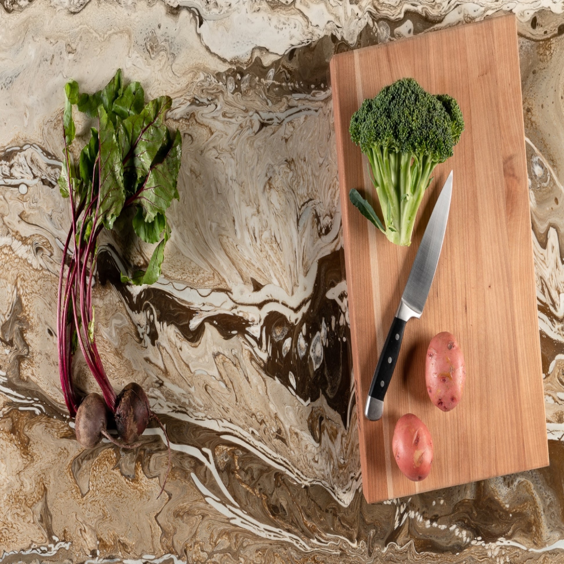 Functional Pieces of Art - CAPPUCCINO Epoxy Kit for Stylish Surfaces