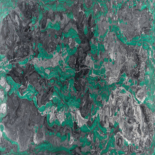 Bold Elegance: Sea Green Alloy Resin Countertop Overlay from Fusion Surface