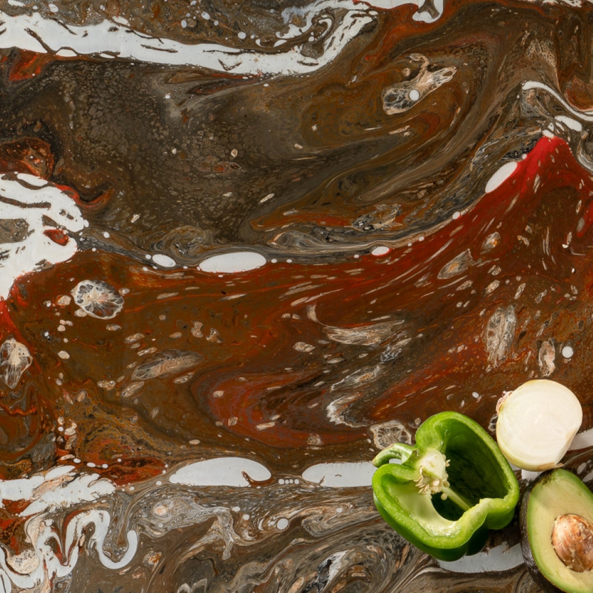 Resin Expression Fusion Surfaces - AYERS ROCK Kit Brings Art to Your Kitchen