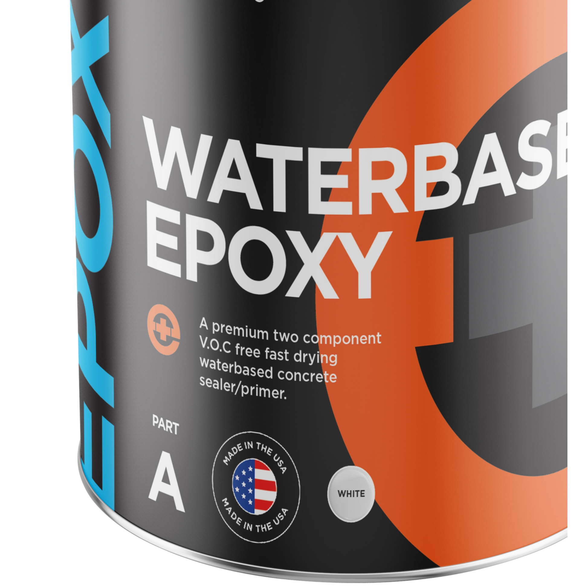 Transform Spaces with Ease: 1.25 Gal White Water-Based Epoxy - Covers 400-500sf