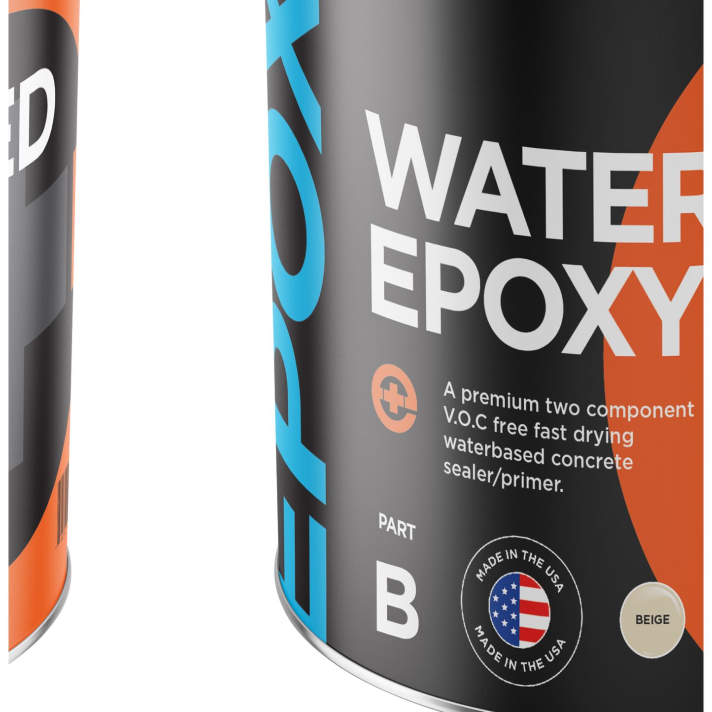 BEIGE Water-Based Epoxy Resin - Achieve Lasting Beauty in a Convenient Kit Size