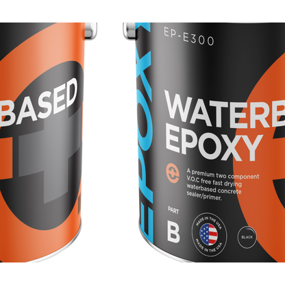 BLACK WATER-BASED EPOXY - 1.25-Gallon Kit, Perfect for Various Surface Projects