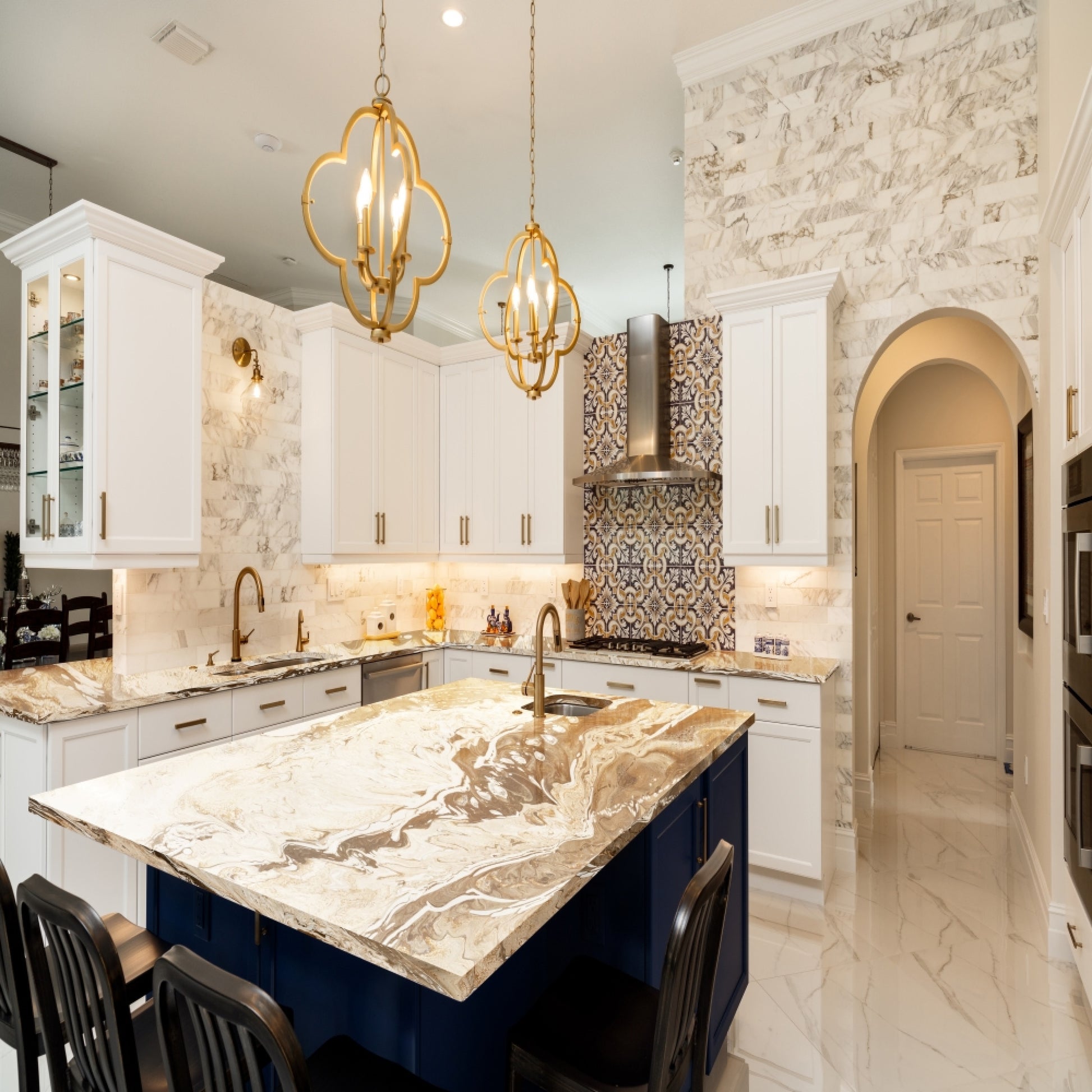 Elegance in Every Detail - CAPPUCCINO Fusion Surface Kit for Your Kitchen