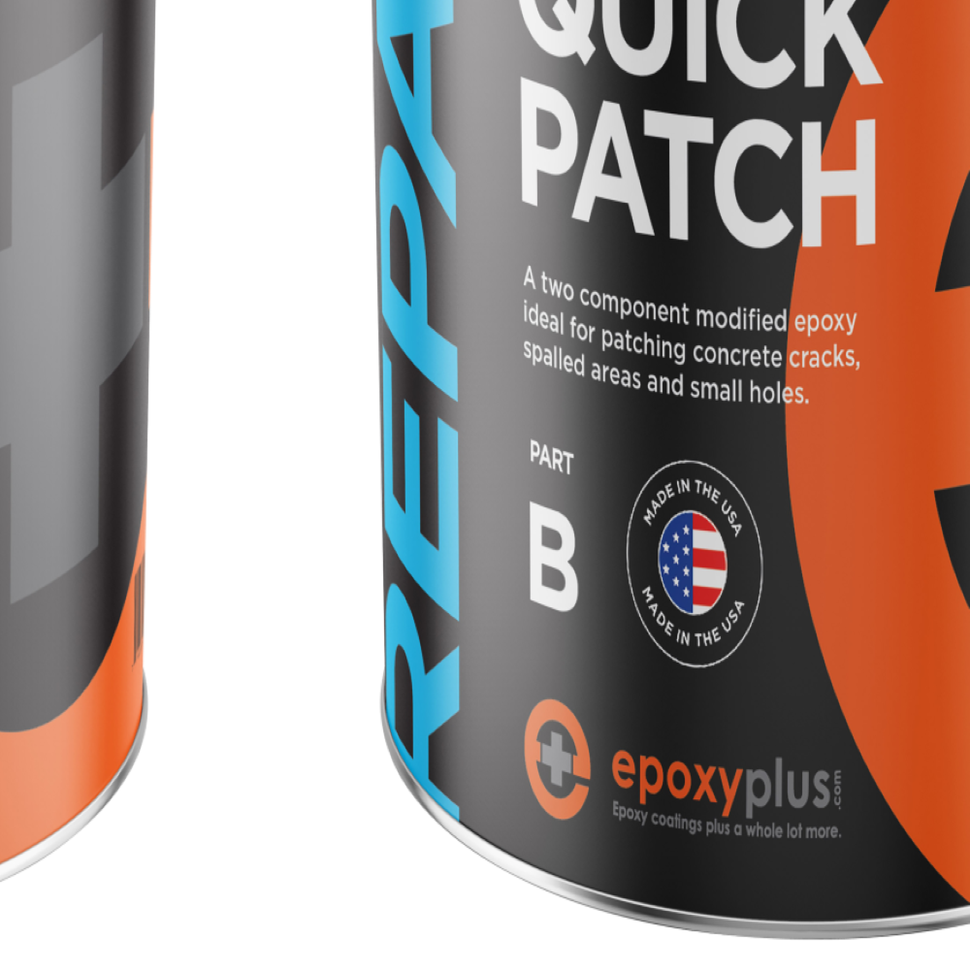Epoxy Patch Example Quick Patch Grey 1 Gal Kit | Concrete Repair Epoxy Kit