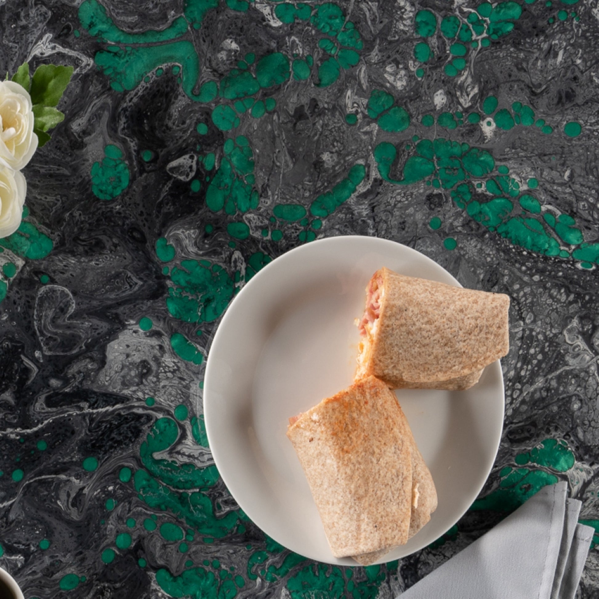 Functional Art: Sea Green Alloy - Bold and Economical Fusion Surface Design