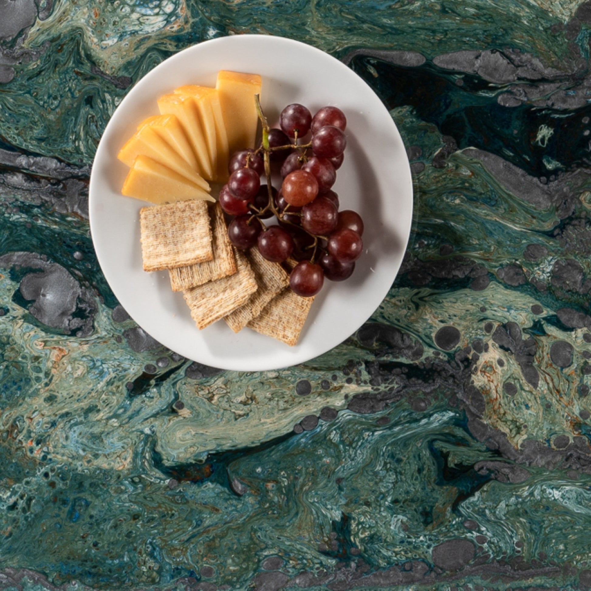 Authentic Stone Surfaces: SENSE VERDE - Fusion Surface Countertop Brilliance