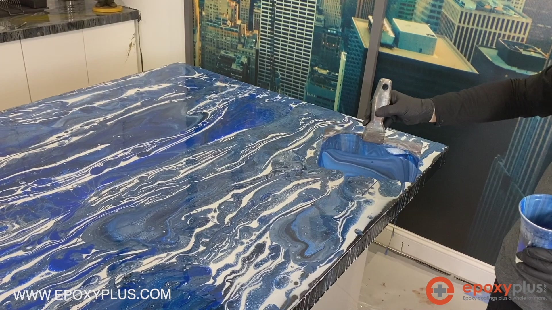Revitalize Your Kitchen with BLUE MOUNTAIN Epoxy - Effortless DIY Countertop Upgrade