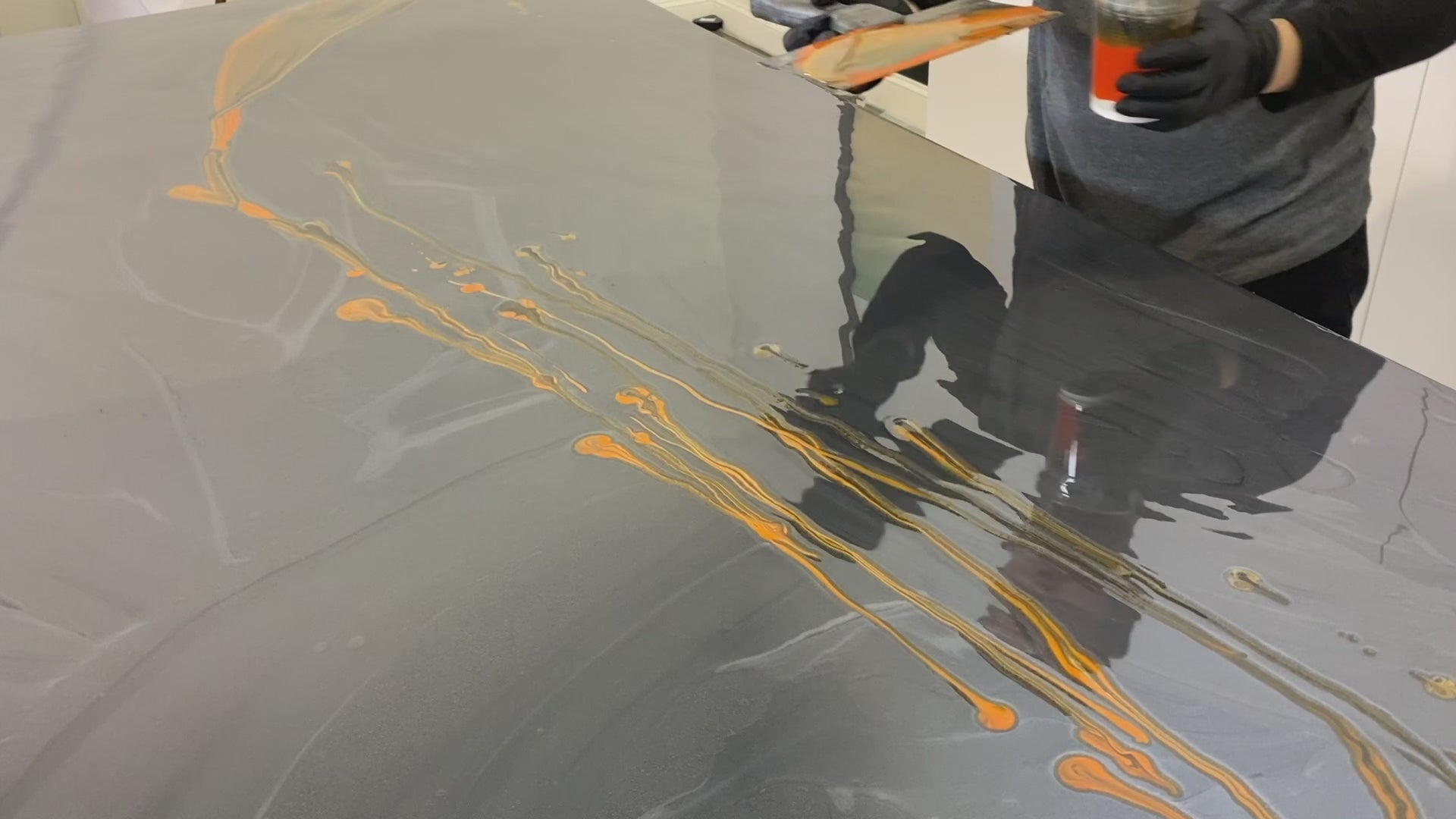 Spray Painted Epoxy Resin Countertops – Testing Four Styles