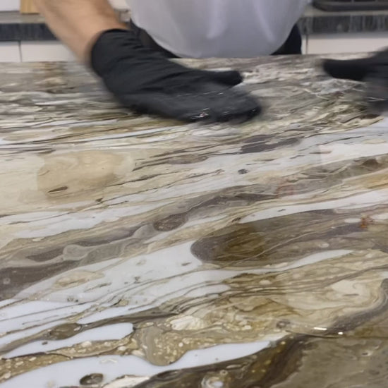 Resin Epoxy Surfaces - CAPPUCCINO Fusion Surface Kit by Epoxy Plus