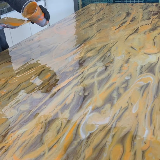 Easy Artful Transformation: Jona resins make creating a high-end surface surprisingly easy