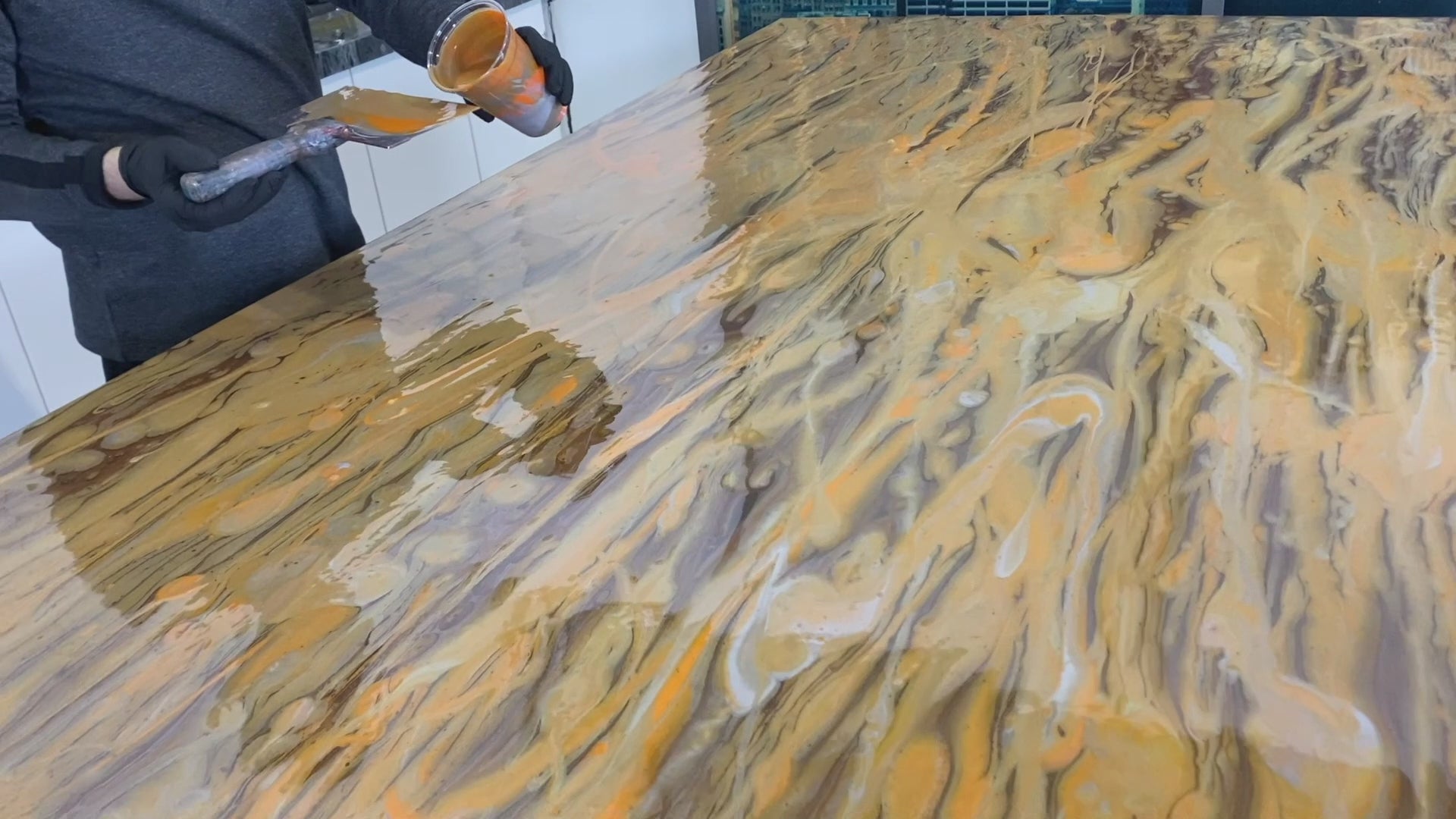 Easy Artful Transformation: Jona resins make creating a high-end surface surprisingly easy